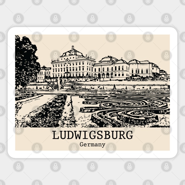 Ludwigsburg - Germany Magnet by Lakeric